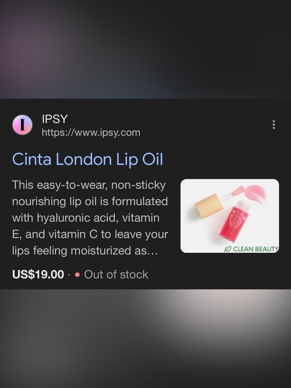 Lip Oil — Hydrating Pink Lip Gloss